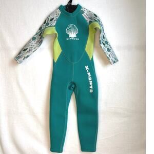X-Manta Dive& Sail Girls Full Wetsuit 2.5mm SCR Neoprene Diving Suit Size Small